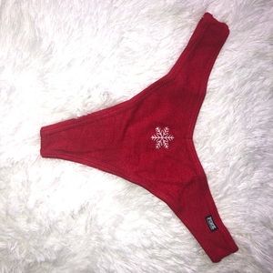 Medium Victoria’s Secret Pink CHRISTMAS Panties